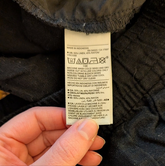 Old Navy linen-blend wide leg pants - Picture 3 of 3